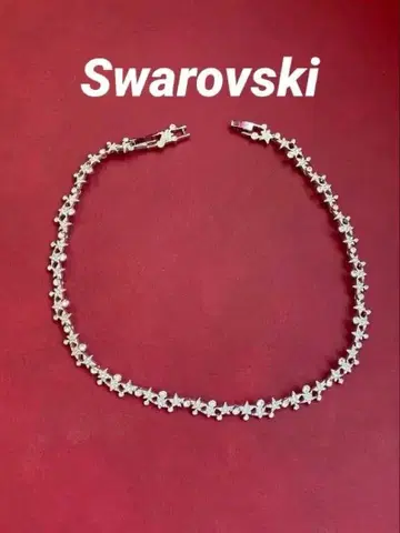 SWAROVSKI 스와로브스키 초커 각인 있음