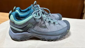 KEEN 트레킹 슈즈 24cm 그레이/민트