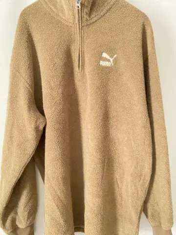 PUMA 베이지 플리스 자켓 S