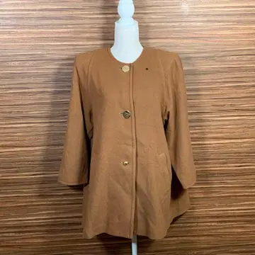 볼보네제 아우터 코트 블루종 자켓 브라운 캐시미어