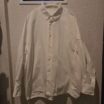 노노트 클리어 헤비 브로드 크로스 드레이핑 셔츠 타입 A