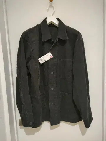 유니클로 코듀로이 자켓 M 다크 그레이