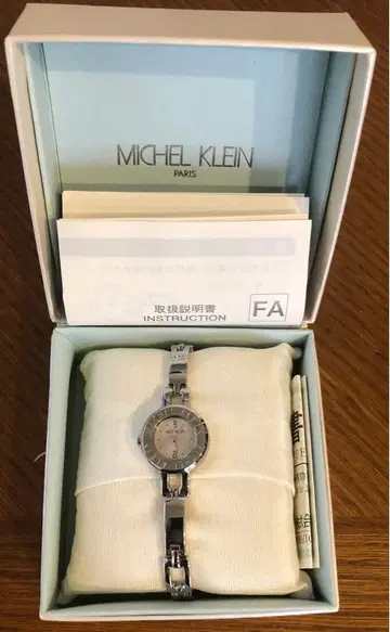 세이코 MICHEL KLEIN 쿼츠 손목시계 실버 미사용