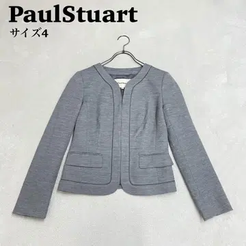 [ 새상품급 ] PaulStuart 폴 스튜어트 노카라 자켓 사이즈 4