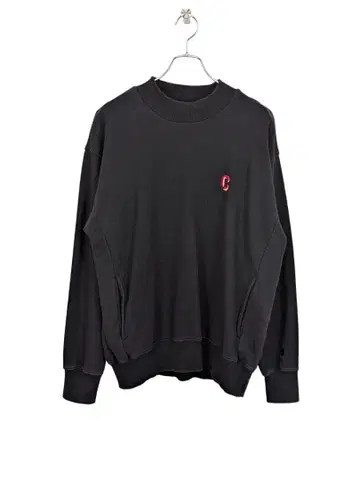 COVERNAT 맨투맨 블랙 M 코튼 100% 한국 브랜드