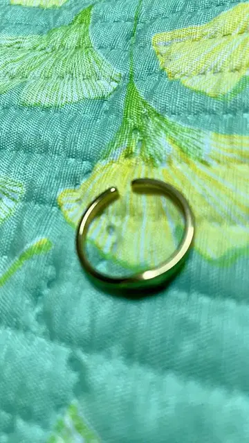 골드 오픈 반지