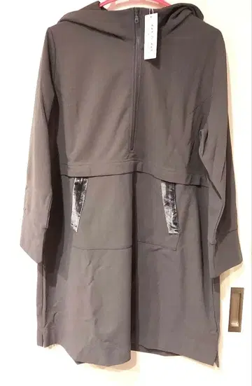 day to day 후디 튜닉 그레이 후드 부착 롱 후드티 3L