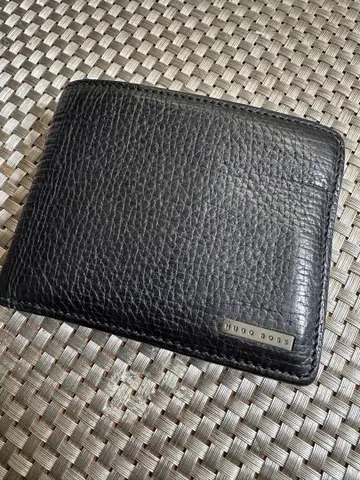 [ BOSS ] 접이식 지갑 / 블랙 / 가죽 / 오타니 쇼헤이