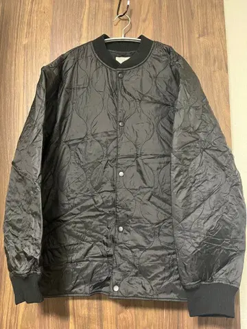 블랙 퀼팅 자켓