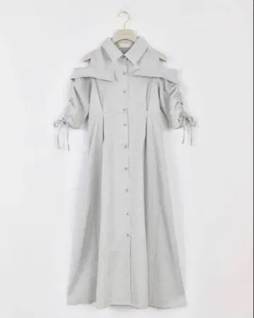 An MILLE 깅엄 오프숄더 OP 원피스