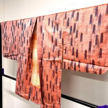 겉옷 세미 앤티크 명주 화살깃 기모노 121tz