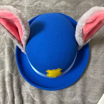 상하이 디즈니 한정판 주토피아 주디 팬캡 머리띠 모자