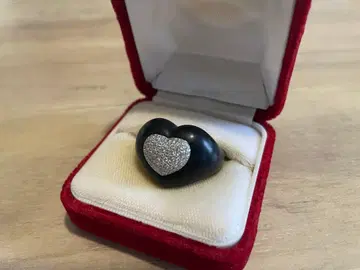 컨디션 최상 하트형 반지 메레 다이아몬드 반지 13호