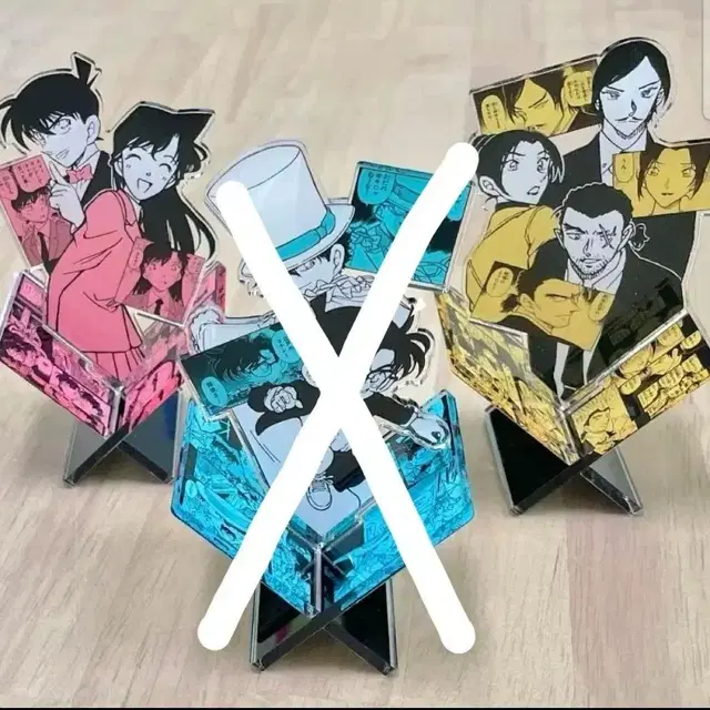 명탐정코난 아크릴 디오라마 스탠드 나가노조타카아키유이칸스케신이치란신란