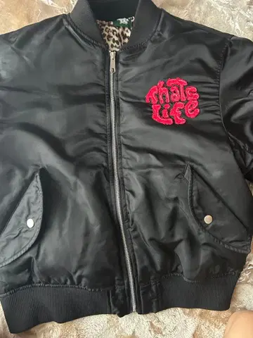 That's life 리버서블 Ma-1 자켓 레오파드