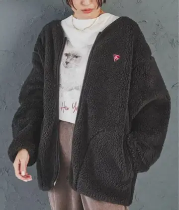 coen 보아 자켓 그레이