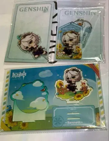 원신 팝업 테이왓 굿즈 2025 테쿠테쿠 모험 베넷 3종