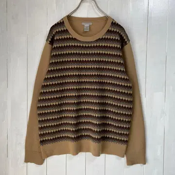 [레트로] 이탈리아 메리노울 하이 게이지 스웨터