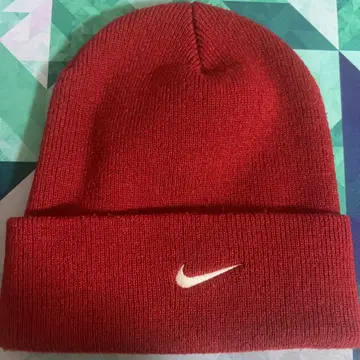90-00s nike beanie knit cap swoosh tech
