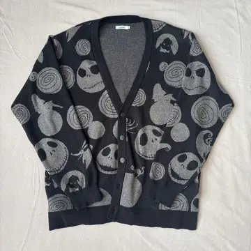 잭 스켈링턴 V넥 가디건