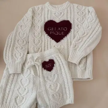 GELATO PIQUE 아이보리 니트 룸웨어