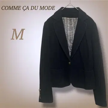 꼼사데모드 자켓 캐시미어 울 골드 버튼 포켓 블랙 9호