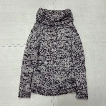 빈티지 터틀넥 그레이 니트 아카이브 그런지 y2k