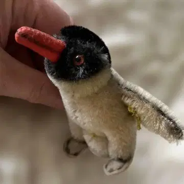 슈타이프 펭귄 봉제 인형 빈티지