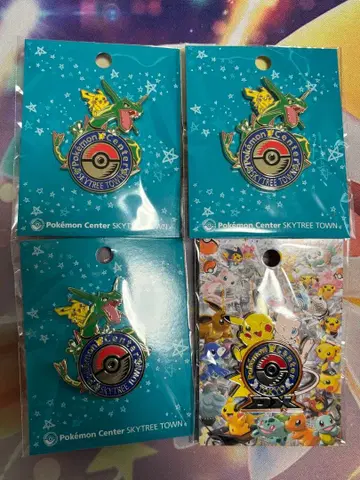 포켓몬 센터 핀 배지 세트