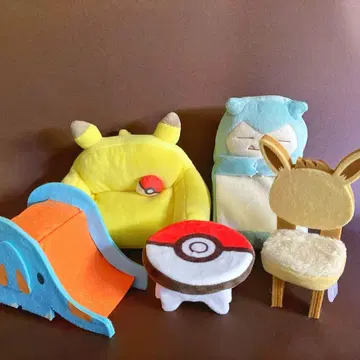 포켓몬 포켓몬 인형 가구 의자 테이블 소파 침대