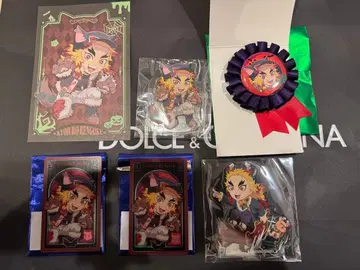 귀멸의 칼날 할로윈 크리스마스 렌고쿠 캔뱃지 엽서 아크릴 스탠드