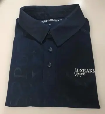 LUXEAKMPLUS LUXSPO 피케 셔츠 반팔 XL 네이비