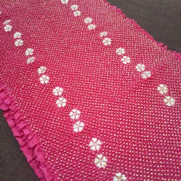 총 시보리 오비 장식 천 새상품급 성인식