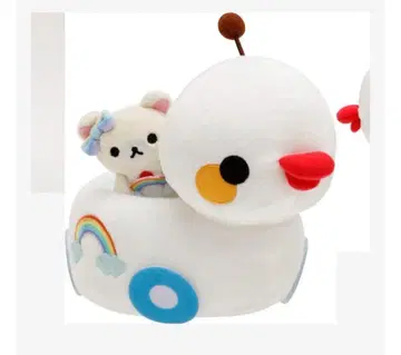 리락쿠마 친구회 한정판 코리락쿠마 완구 봉제 인형 오리