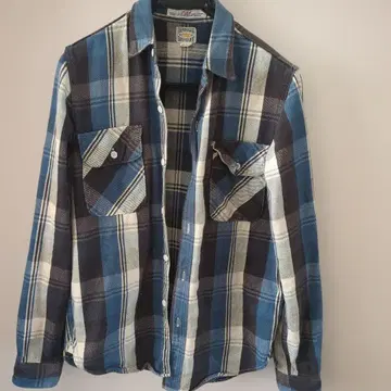 Denme 긴팔 밴드 포함 플란넬 셔츠 M