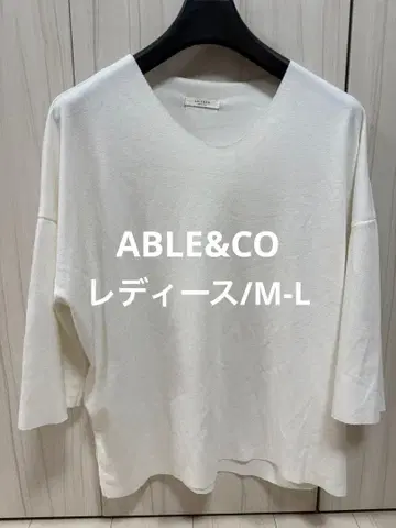 [ 여성용/M-L ] 한국 브랜드 ABLE&CO 니트