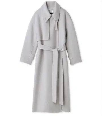 flay id 울 캐시미어 트렌치 리버 코트