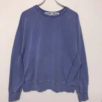 CITEN 구제 의류 빈티지 스타일 맨투맨 트레이닝복 데미지 가공