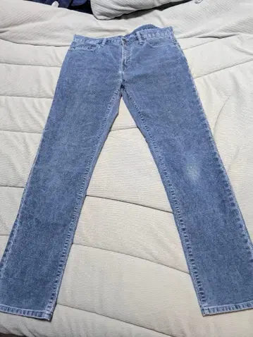 GAP 코듀로이 라이트 블루 슬림 스트레이트