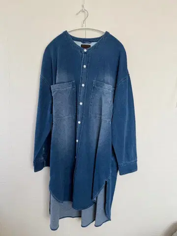 IN THE MARKET 데님 셔츠 원피스