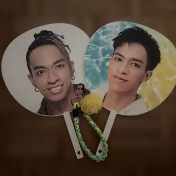 A! group 쿠사마 리차드 케이타 점보 부채 & 스트랩 세트