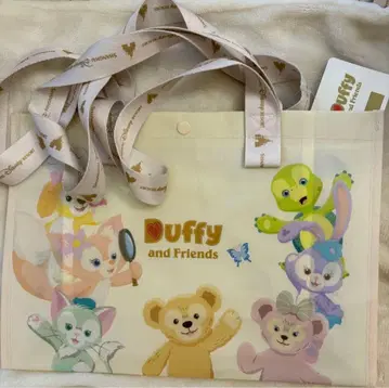 상하이 디즈니 한정판 더피 프렌즈 쇼핑백 S 사이즈