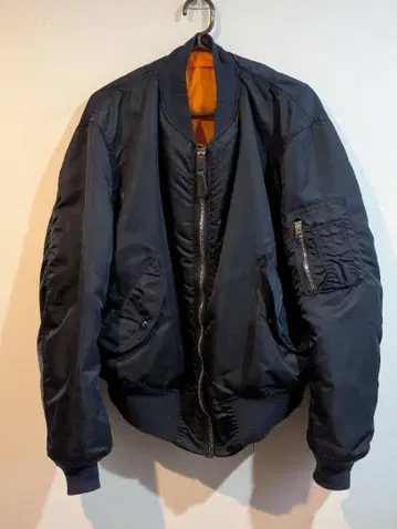 알파 MA-1 네이비 플라이트 자켓