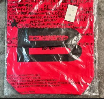 BEEDEN 토트백 POPUP 한정판 레드