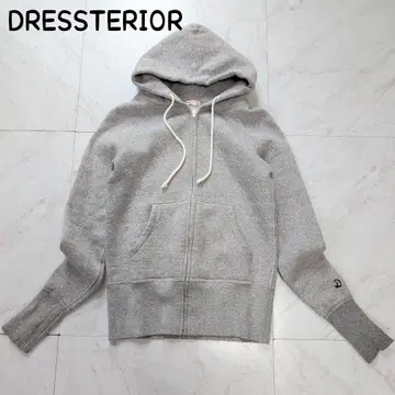 DRESSTERIOR 풀 집업 후드티 코튼 100% 속기모 일본제