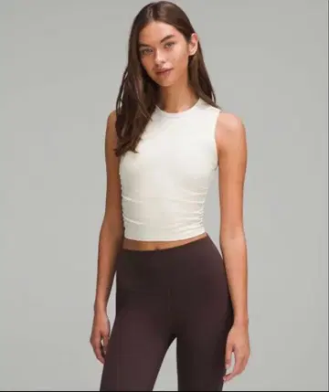 룰루레몬 All It Takes Tank Nulu 탱크탑 화이트