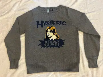 Hysteric Glamour 그레이 긴팔 스웨터