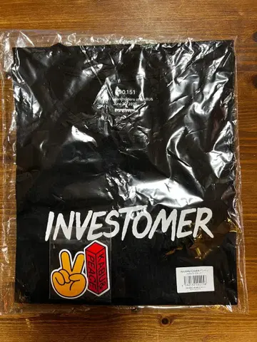 INVESTORMER T셔츠 S사이즈 블랙