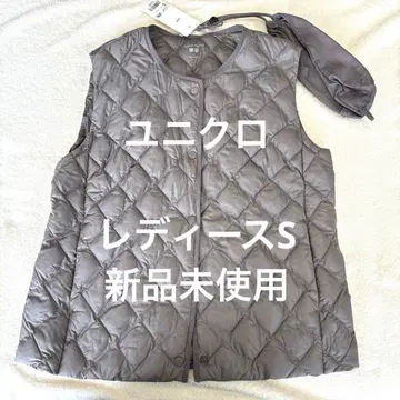 유니클로 퀼팅 베스트 미사용 새상품 S
