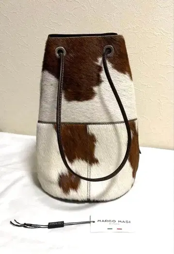 [ 새상품급 ] MARCO MASI 송치 복조리 백